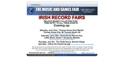 Desktop Screenshot of irishrecordfairs.com